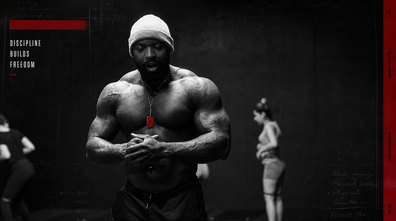 Mike Rashid King in AlphaShred’s Discipline Builds Freedom training image.